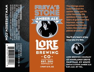 Lore Brewing Company Freya's Stone