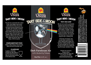 Brewery Vivant Tart Side Of The Moon February 2013