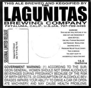 The Lagunitas Brewing Company Imperial Stout