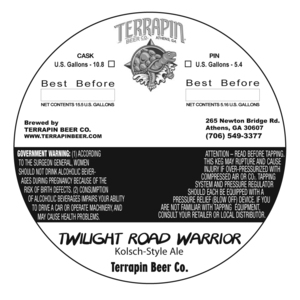 Terrapin Twilight Road Warrior February 2013