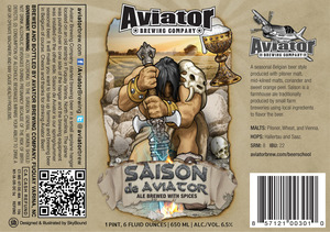 Aviator Brewing Company Saison De Aviator February 2013