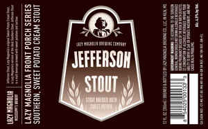 Lazy Magnolia Brewing Company Jefferson Stout