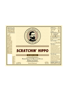 Adelbert's Brewery Scratchin' Hippo