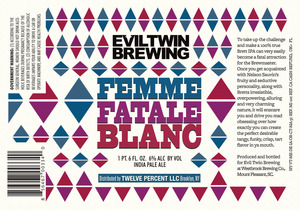 Evil Twin Brewing Femme Fatale Blanc February 2013