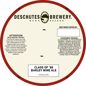 Deschutes Brewery Class Of '88 February 2013