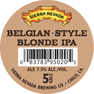 Sierra Nevada Belgian-style Blonde February 2013