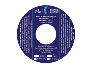Lake Effect Brewing Company Show A Man In Simcoe