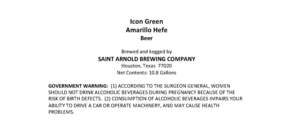 Saint Arnold Brewing Company Amarillo Hefe