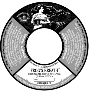 Coronado Brewing Company Frog's Breath February 2013