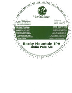 Fort Collins Brewery Rocky Mountain IPA February 2013