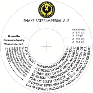 Commando Beer Snake Eater February 2013
