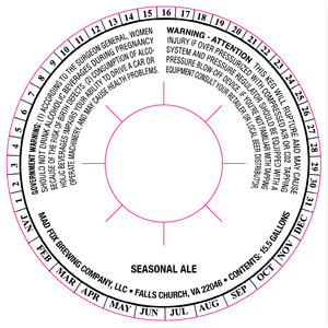 Mad Fox Brewing Company, LLC Seasonal February 2013