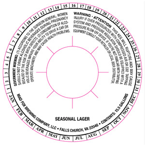 Mad Fox Brewing Company, LLC Seasonal February 2013