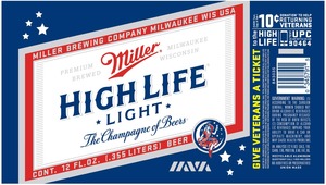 Miller High Life Light 