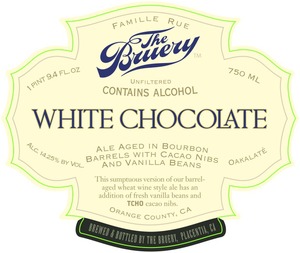 The Bruery White Chocolate March 2013