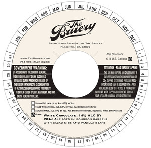 The Bruery White Chocolate February 2013