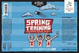 Cambridge Brewing Company Spring Training