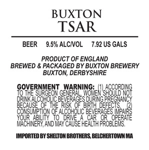 Buxton Brewery Tsar February 2013