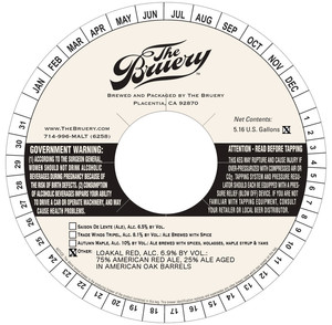 The Bruery Loakal Red February 2013