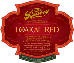 The Bruery Loakal Red February 2013