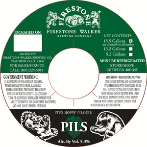 Firestone Walker Brewing Company Pils