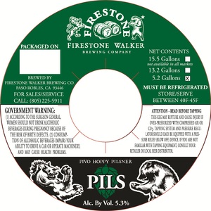 Firestone Walker Brewing Company Pils