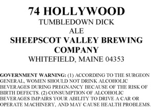 74 Hollywood Tumbledown Dick February 2013