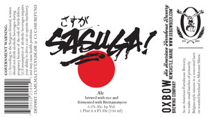 Oxbow Brewing Company Sasuga