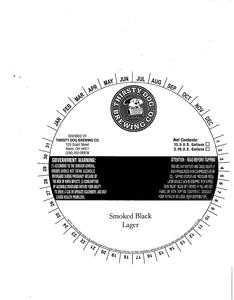 Thirsty Dog Brewing Co. Smoked Black Lager February 2013