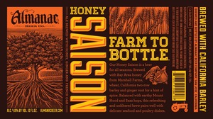 Almanac Beer Company Honey Saison
