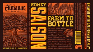 Almanac Beer Company Honey Saison March 2013