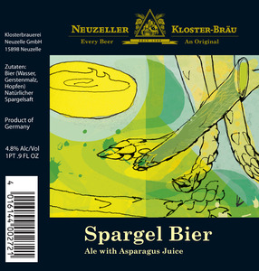 Nuezzeller Kloster-brau Spargel Bier February 2013