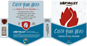 Hop Valley Brewing Co. Czech Your Head