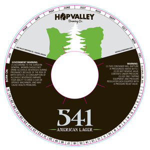 Hop Valley Brewing Co. 541 February 2013