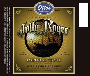 Otto's Pub And Brewery Jolly Roger Imperial Stout February 2013