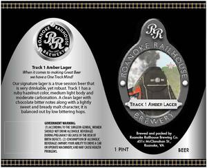 Roanoke Railhosue Track 1 Amber Lager