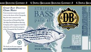 Devils Backbone Brewing Company Striped Bass Pale Ale