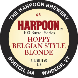 Harpoon Hoppy Belgian Style Blonde February 2013