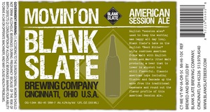 Blank Slate Brewing Company Movin' On