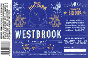 Westbrook Brewing Company Shane's Big Dipa