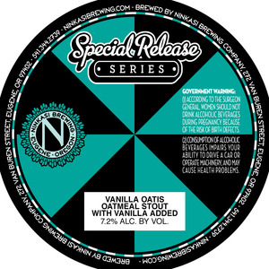 Ninkasi Brewing Company Vanilla Oatis