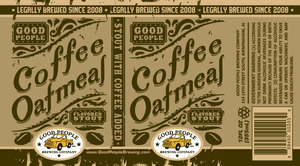 Good People Brewing Company Coffee Oatmeal March 2013