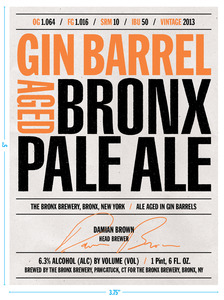 The Bronx Brewery Gin Barrel Aged Bronx Pale Ale