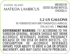 Goose Island Matilda Lambicus 