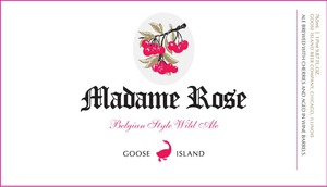 Goose Island Beer Company Madame Rose