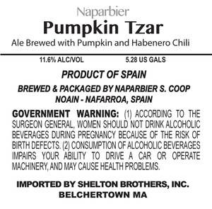 Naparbier Pumpkin Tzar