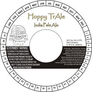 Ridgebrook Brewery, LLC Hoppy Trale