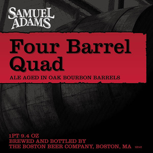 Samuel Adams Four Barrel Quad March 2013