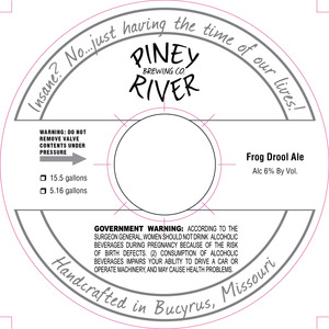 Piney River Brewing Co. LLC Frog Drool