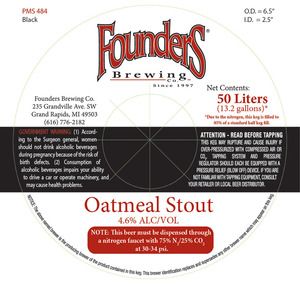 Founders Oatmeal April 2013